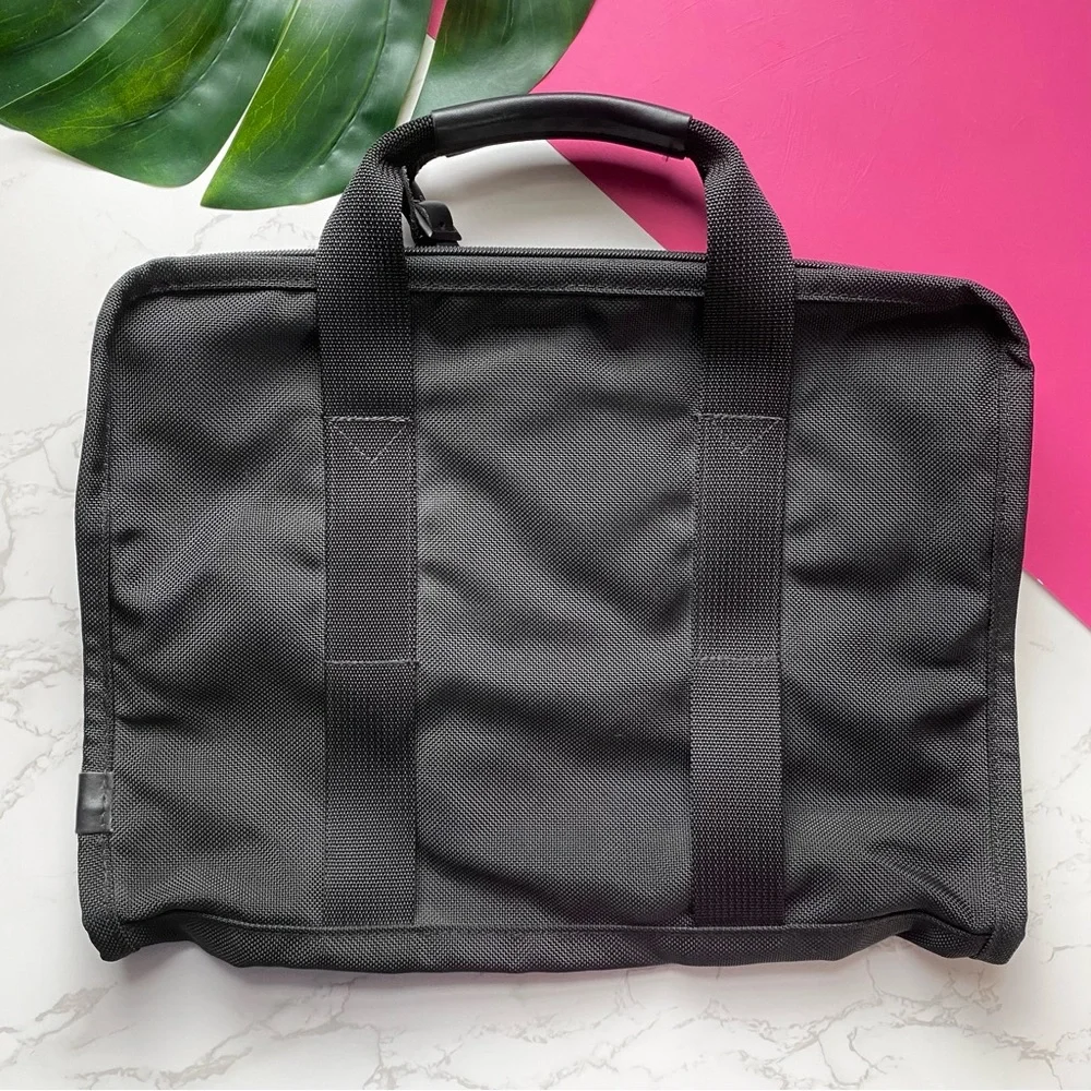 Tumi Black Nylon Laptop Briefcase Business Bag
